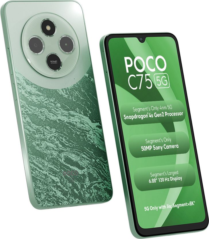 POCO C75 5G (Aqua Bliss, 64 GB, 4 GB RAM) - Image 6