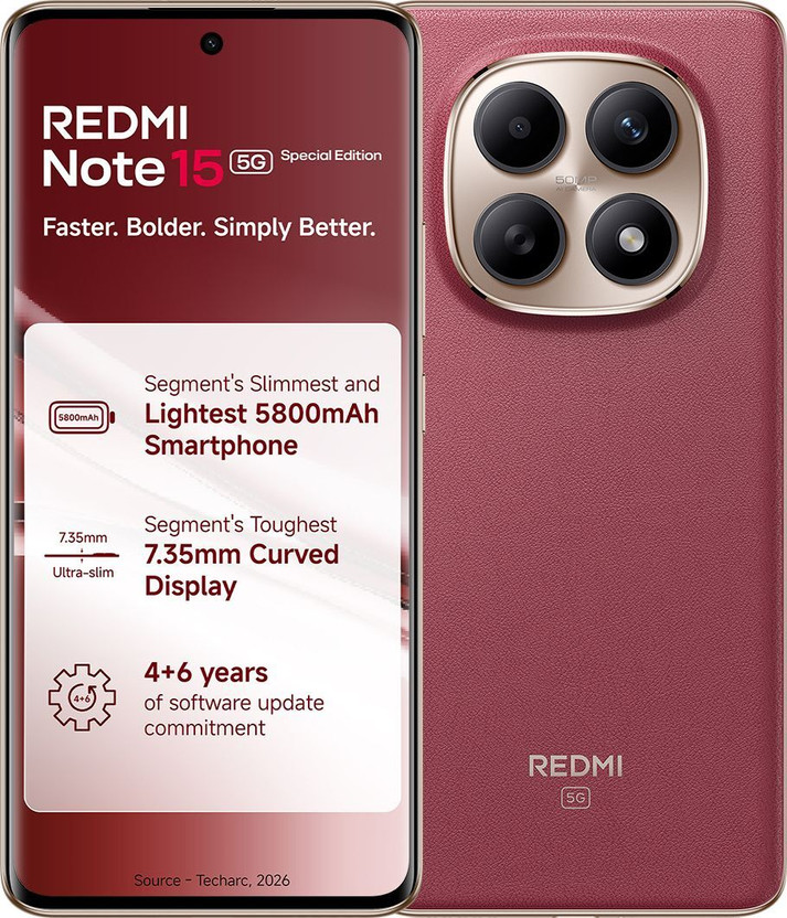 REDMI Note 15 SE 5G Snapdragon (Crimson Reserve, 128 GB)