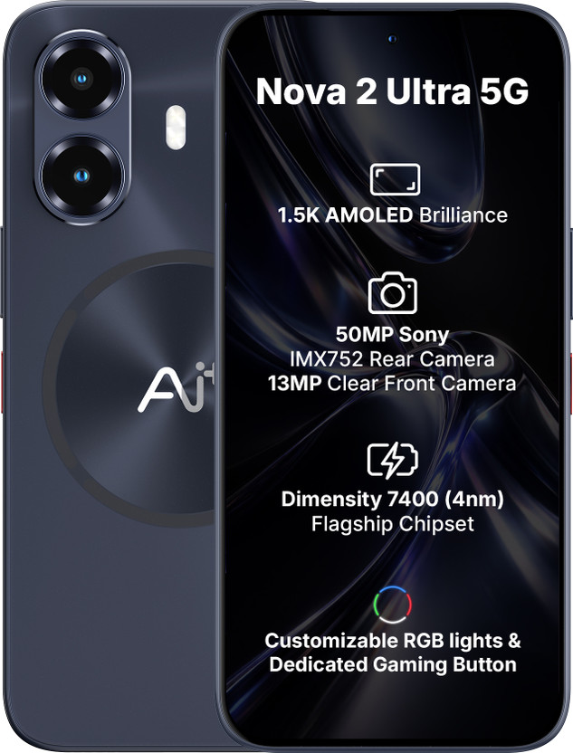 Ai+ Nova 2 Ultra 5G (Black, 128 GB)