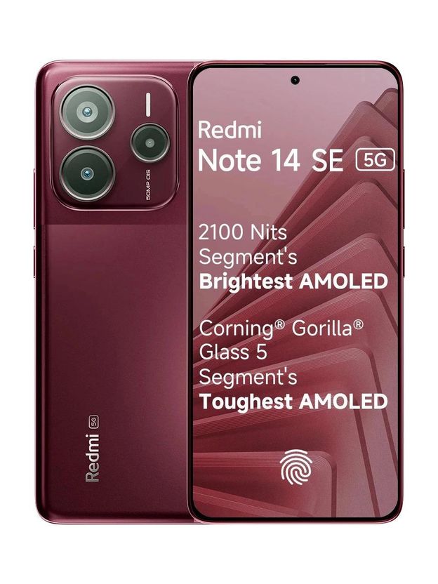 Redmi Note 14 SE 5G 128GB 6GB RAM Crimson Art - Image 1