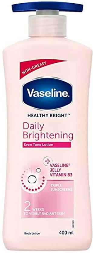 Vaseline daily bright body lotiOon PACK OFF 1 (403 GM)