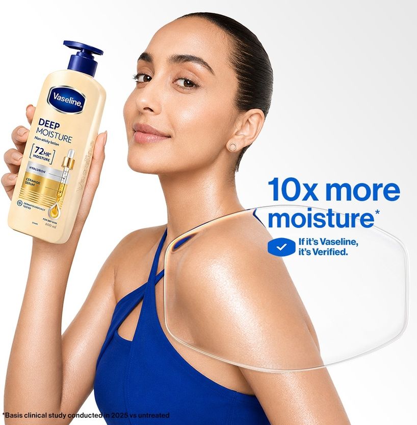 Vaseline Deep Moisture Body Lotion with Ceramide Hyaluron - Image 3