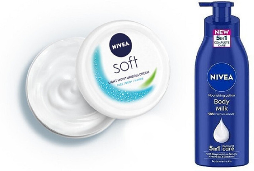 NIVEA Body Lotion Nourishing Body Milk With Almond Oil And