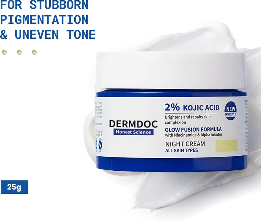 DermDoc 2% Kojic Acid Night Cream - Image 1