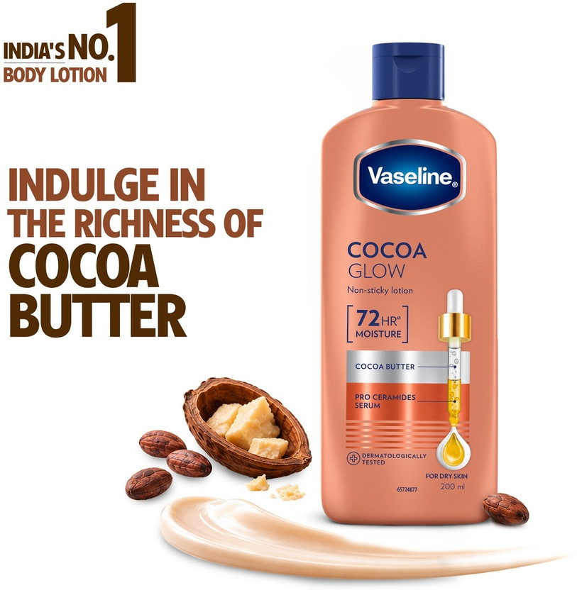 Vaseline Cocoa Glow Serum In Lotion