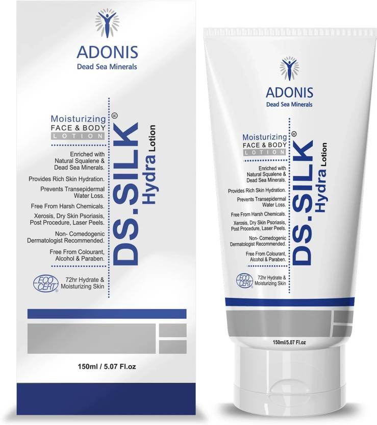 ADONIS DS Silk Hydra Lotion 72 Hour Moisturizer for Dry & Sensitive Skin