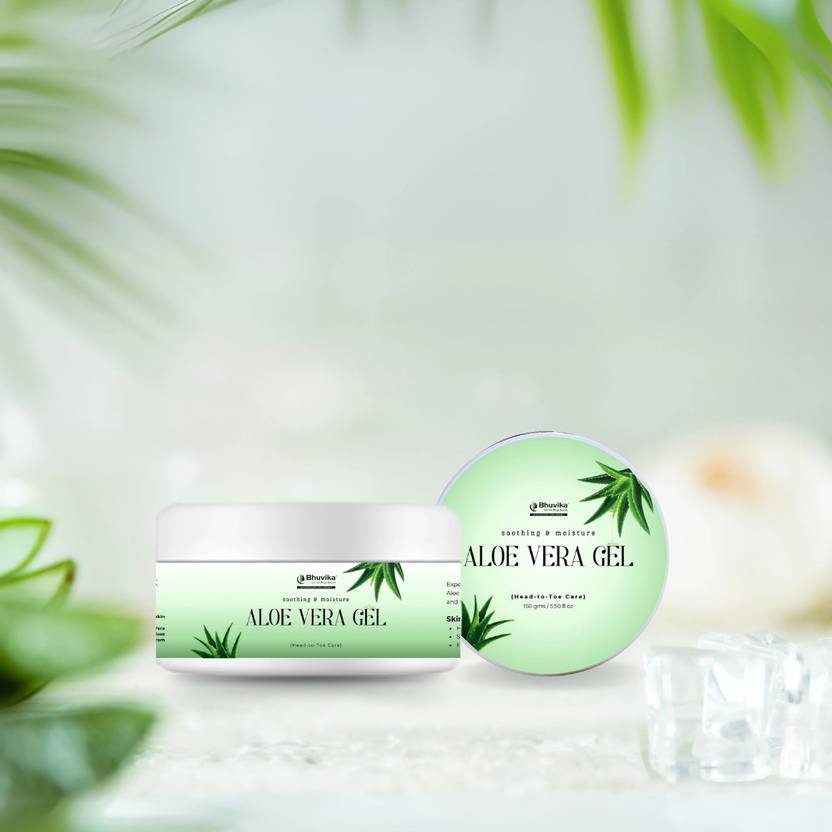 bhuvika Alove Vera Gel Soothing and Moisture( Head to Toe Care)