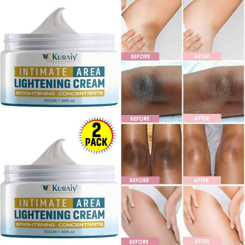 kuraiy Intimate Area Whitening Cream Underarm Elbow Pack of 2 O(100g)