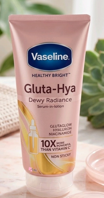 Vaseline pink gluta better for skin give soft & brightning skin