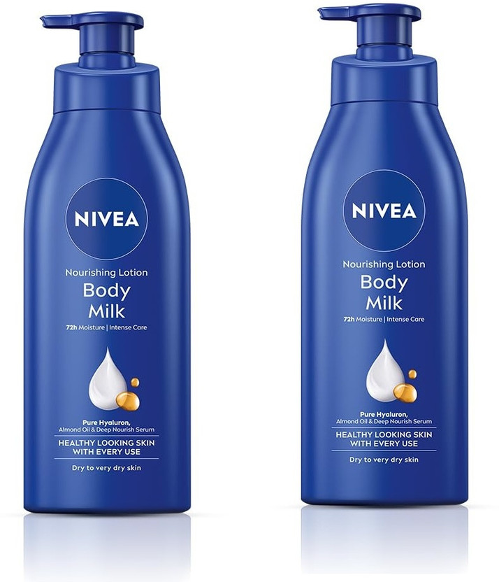 NIVEA Body Milk Body Lotion 400ML (Pack Of 2)