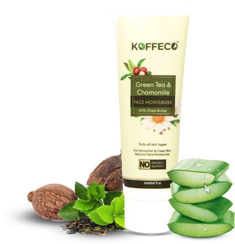 KOFFECO GREEN TEA & CHAMOMILE FACE MOISTURISER Price in India, Buy KOFFECO GREEN TEA