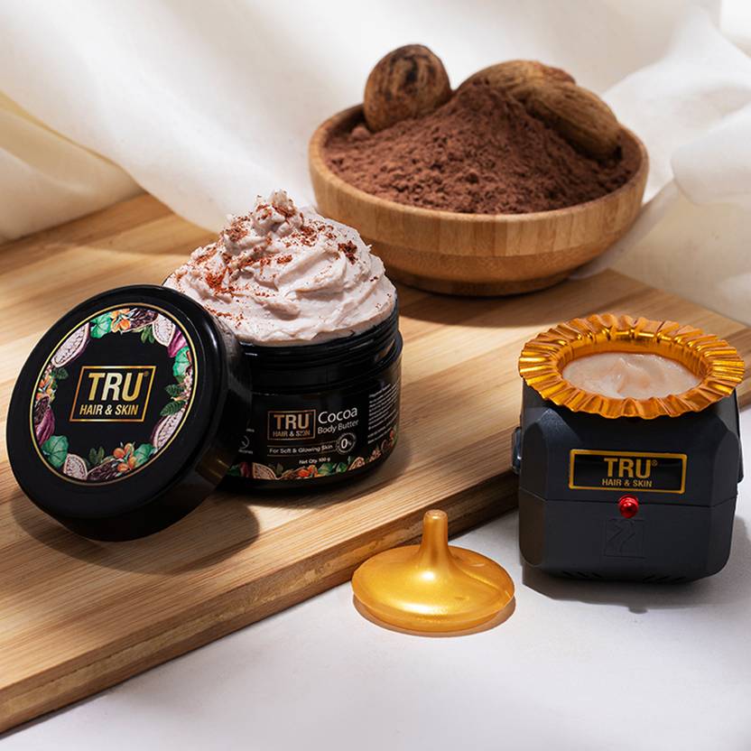 TRU HAIR & SKIN COCOA BODY BUTTER WITH HEATER Price in India, Buy TRU
