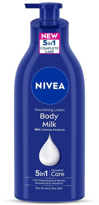 NIVEA Bodymilk 400ml pump lotion for all skin type Set of 1pc