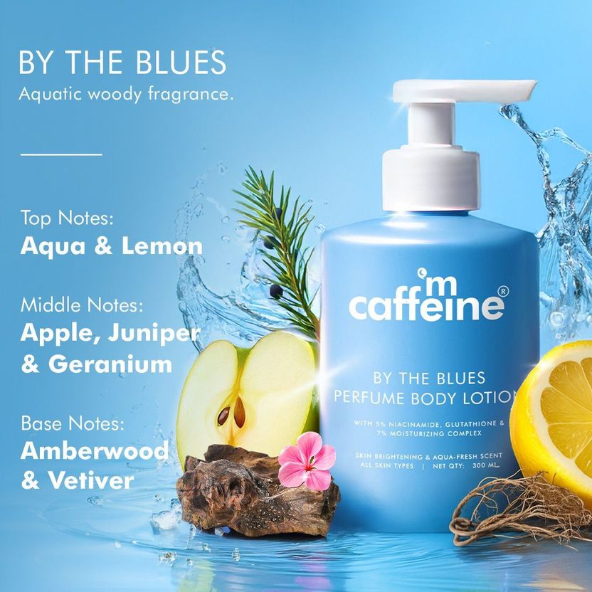 mCaffeine By the Blues Brightening Perfume Body Lotion 200ml - Image 5