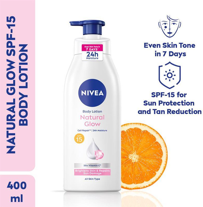 NIVEA Natural Glow, Cell Repair Brightens Skin, 50x Vitamin C