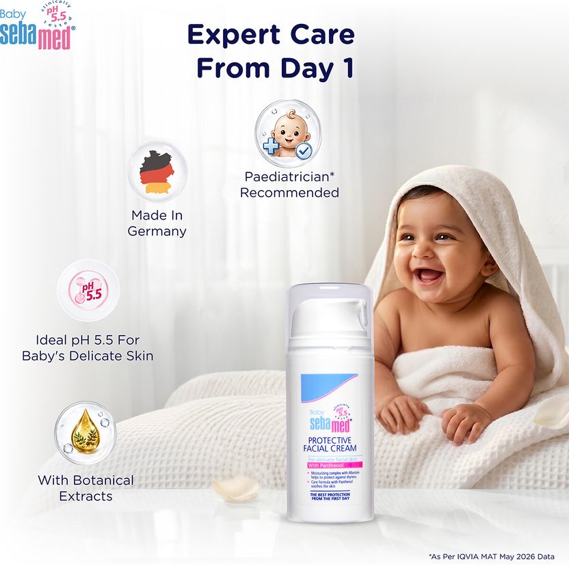 Sebamed Baby Protective Facial Cream 50ml - Image 7