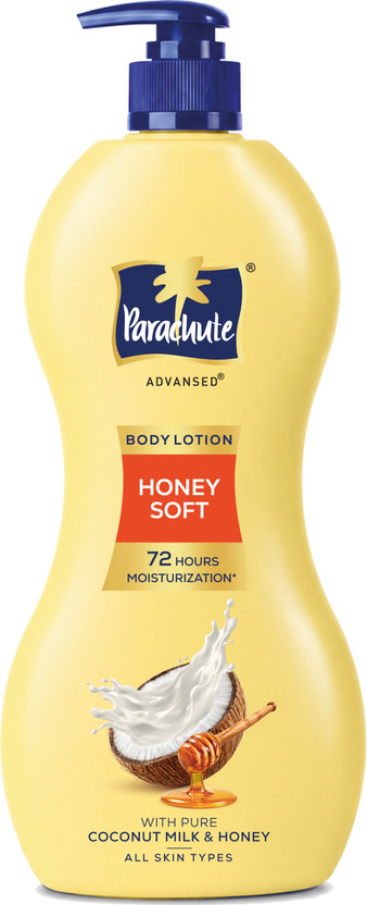 Parachute Advansed Honey Soft Body Lotion, 100% Natural, Dry