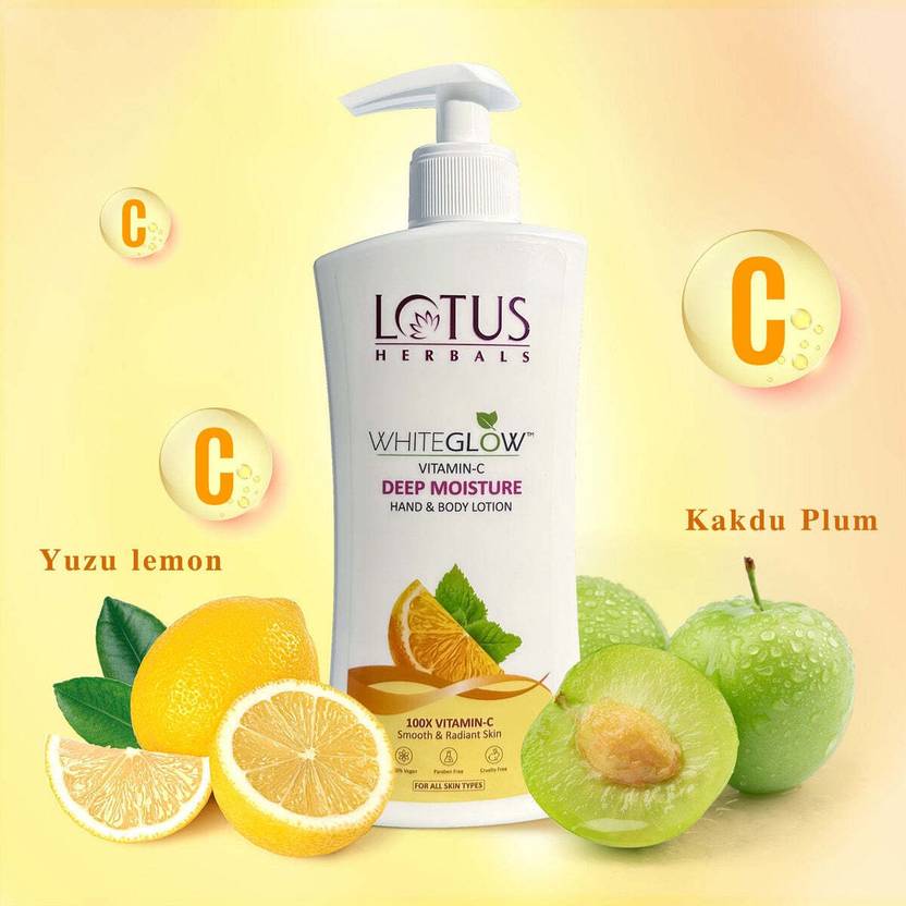 LOTUS HERBALS WHITEGLOW VITAMIN C DEEP MOISTURE BODY LOTION Price in