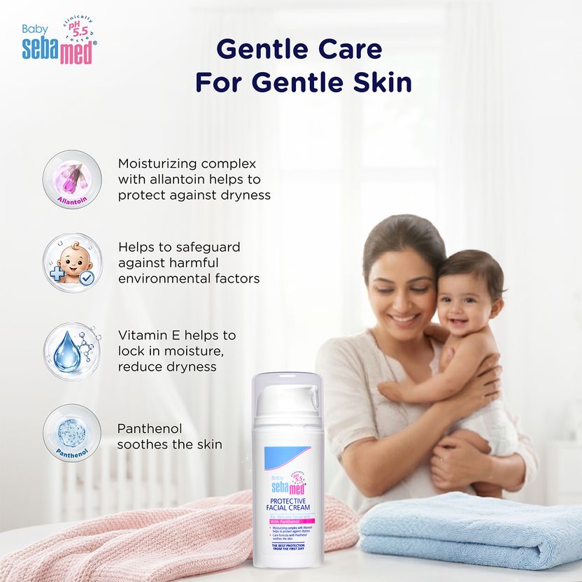 Sebamed Baby Protective Facial Cream 50ml - Image 3