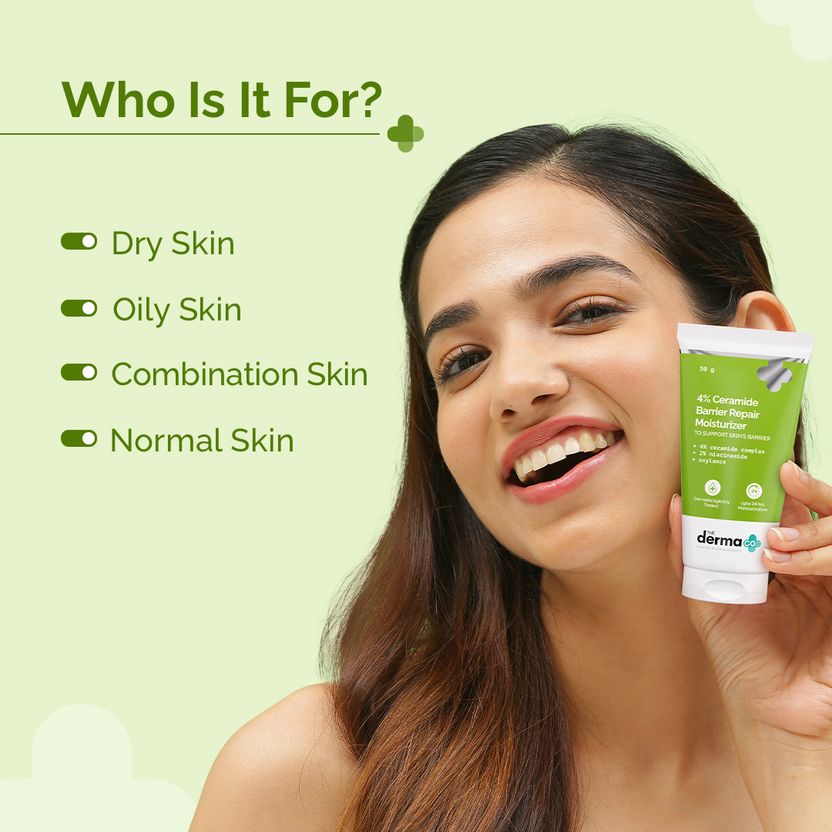 The Derma Co 4% Ceramide Barrier Repair Moisturizer 50g - Image 2