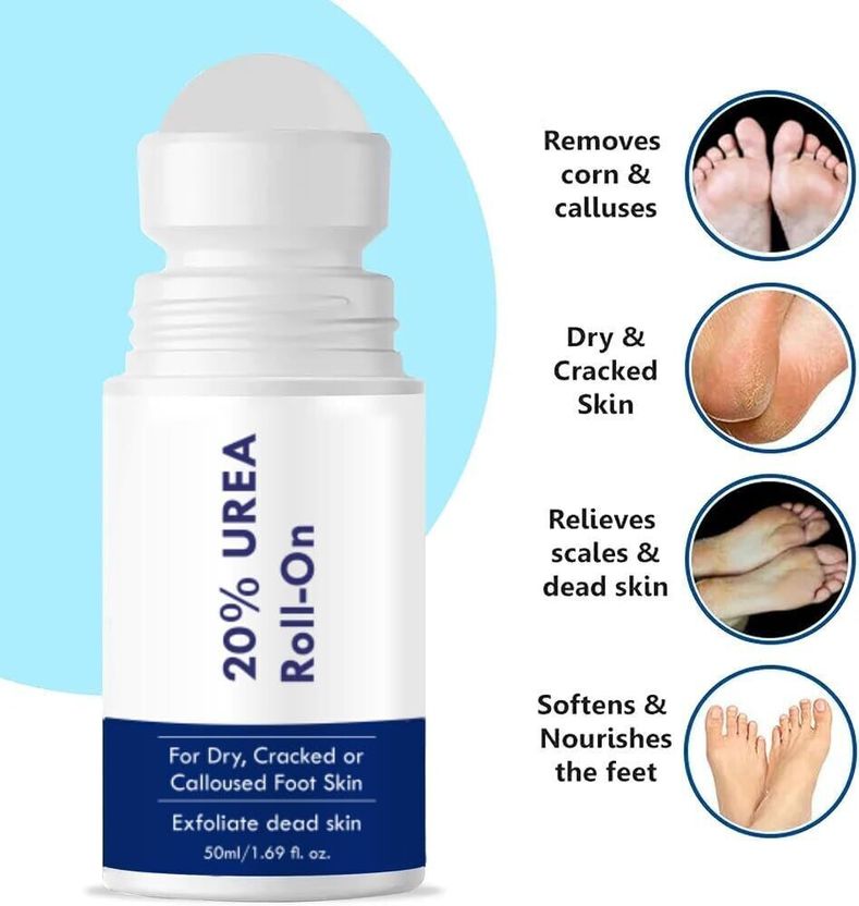 Hairlusy Cracked Heel Repair Roll-On | 20% Urea, 2% Lactic Acid, ...more - Image 2