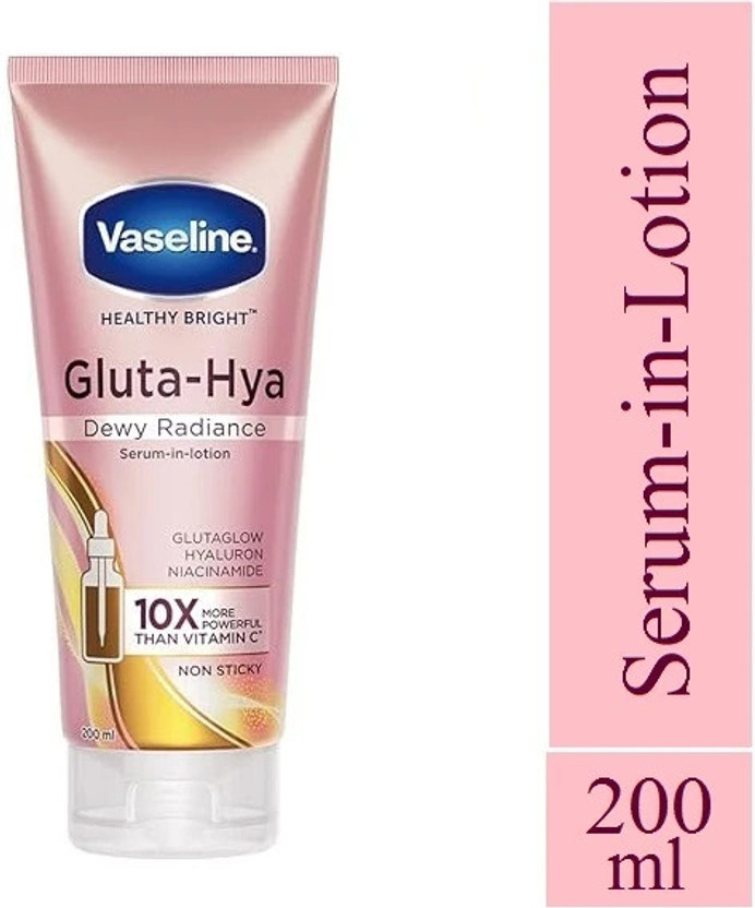 Vaseline Gluta Hya Dewy Radiance Serum-in-Lotoin (200ml...