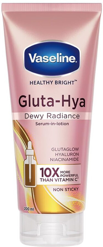 Vaseline Gluta-Hya Dewy Radiance Lotion with Glutathione - 200 ml