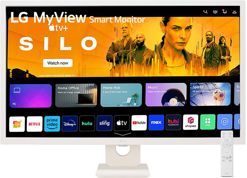 LG 80.01 cm (31.5 inch) Full HD IPS Panel with webOS, Apple AirPlay 2