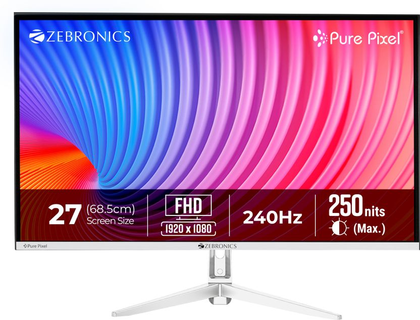ZEBRONICS EA Series 27 inch Full HD LED Monitor - Image 1