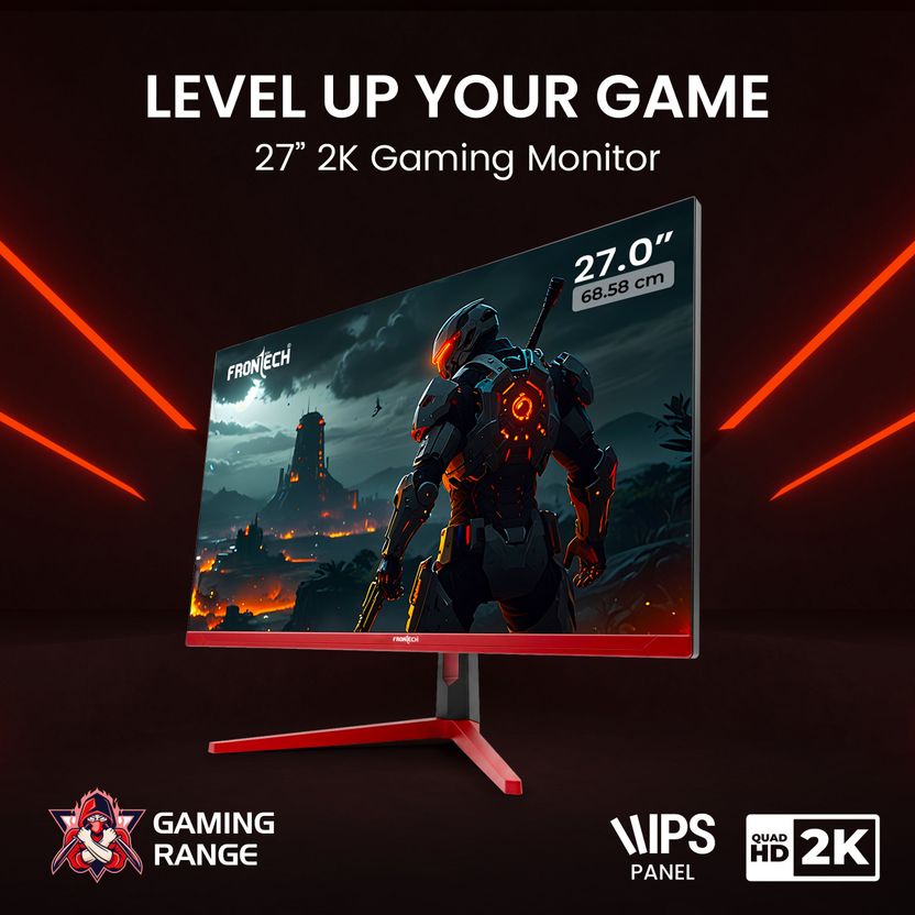 Frontech 27 inch Quad HD IPS Gaming Monitor - Image 2