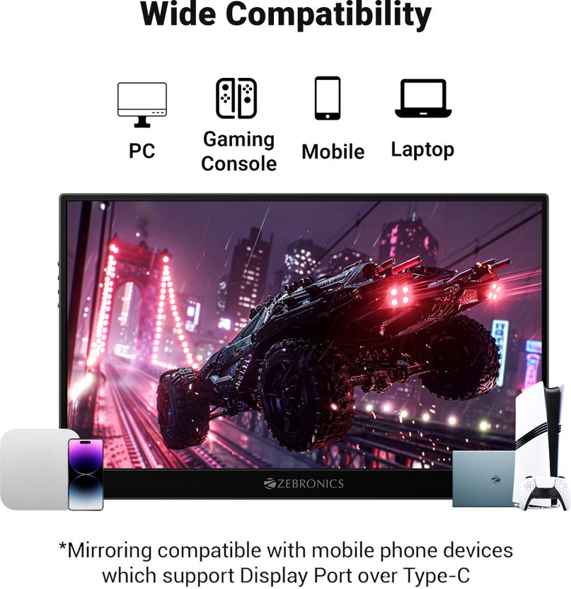 ZEBRONICS Pixigo 16 inch Full HD LED Backlit IPS Panel - Image 7