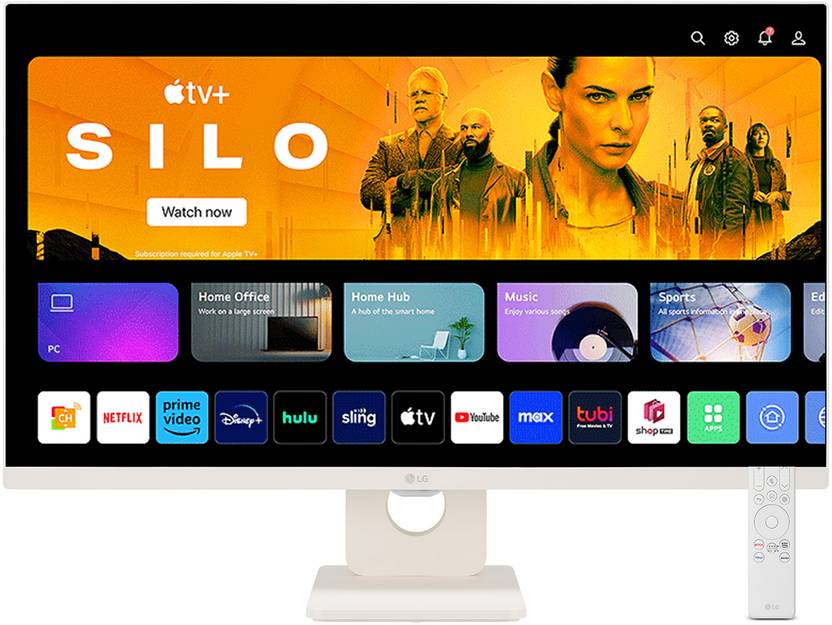 LG 68.58 cm (27 inch) Full HD IPS Panel with webOS, Apple AirPlay 2