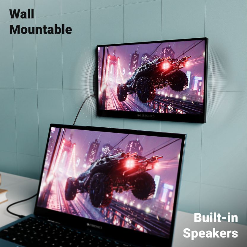 ZEBRONICS Pixigo 16 inch Full HD LED Backlit IPS Panel - Image 4