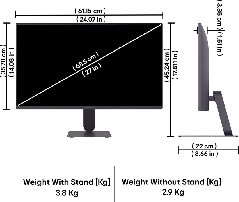 LG UltraGear 27 inch Full HD IPS Monitor - Image 4