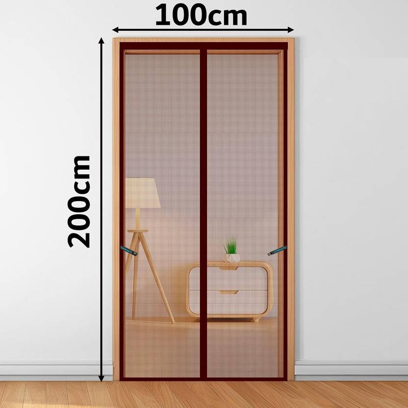 Lifekrafts Magnetic Mosquito Net for Door | Mosquito Curtain for All Door Types & Sizes Polyester Washable Adults Mosquito Net