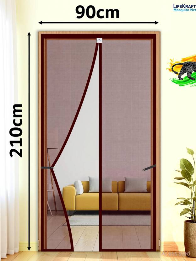 Lifekrafts Auto-Closing Magnetic Door Polyester Washable Adults Mosquito Net