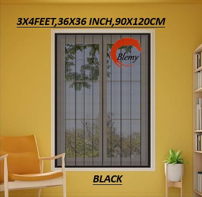 BLEMY 3X4 BLACK-FSNS4 HDPE - High Density Poly Ethylene Washable Adults Mosquito Net