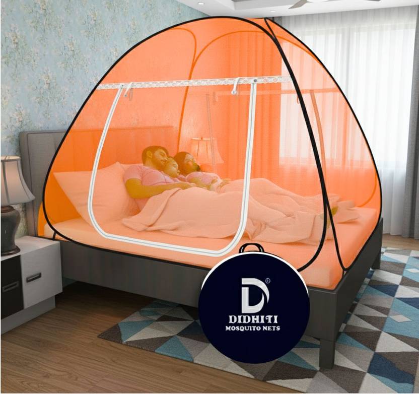 didhiti pop up mosquito net tent machhardani 6 by 8 mosquito net normal machhardani que Polyester Washable Adults Mosquito Net