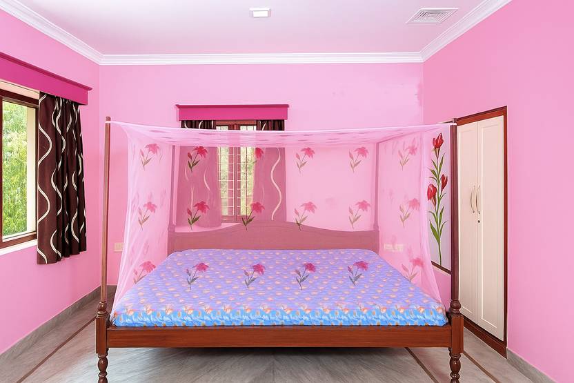YINenterprises Print_222 Super quality mosquito net just wow quality mosquito net Fibre Washable Adults Mosquito Net