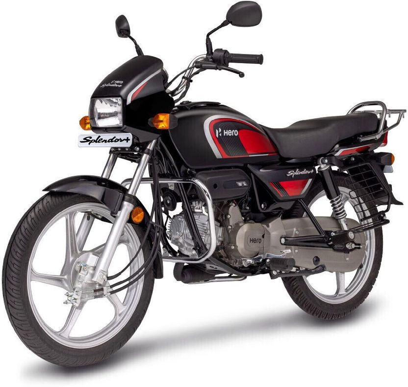 Hero Splendor+ XTEC Black Red - Image 9