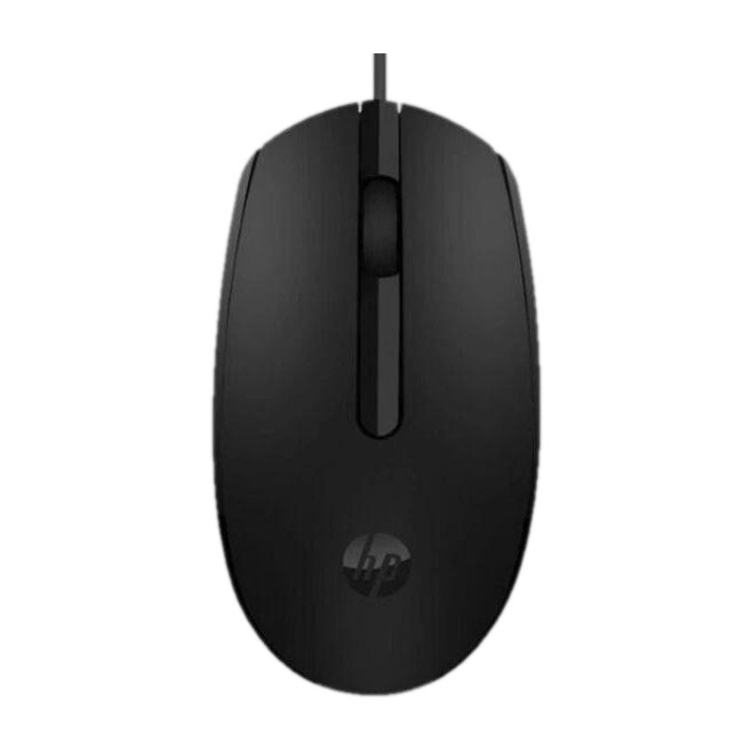 HP M10 Wired Ambidextrous Optical Mouse with 1000 DPI, Smooth Non-Slip Scroll Wheel, Durable 1.5m USB Cable