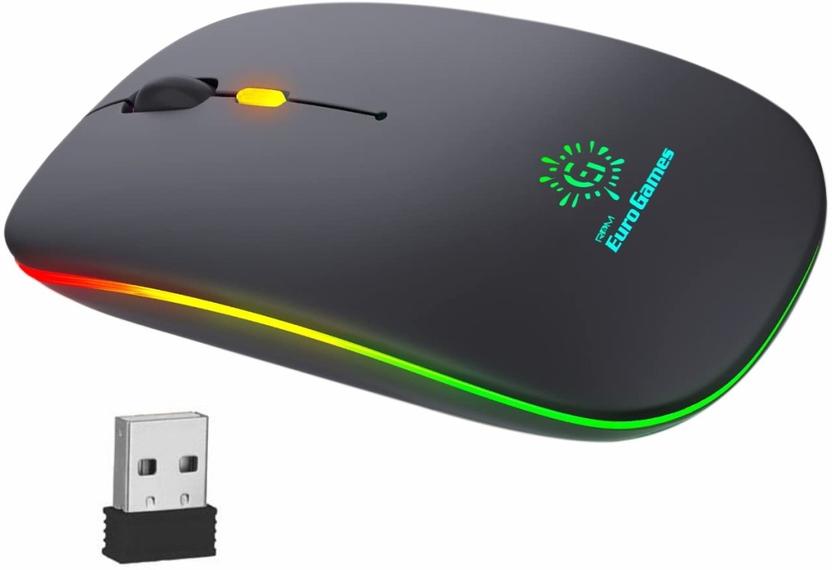 RPM Euro Games Wireless Gaming Mouse, Rechargeable