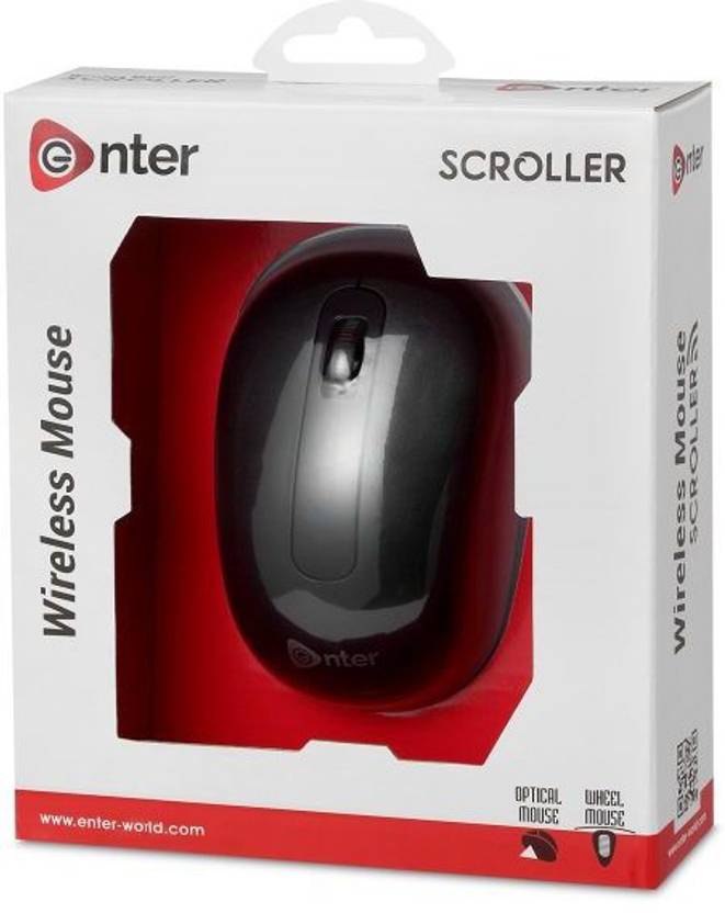 ENTER SCROLLER WIRELESS OPTICAL MOUSE