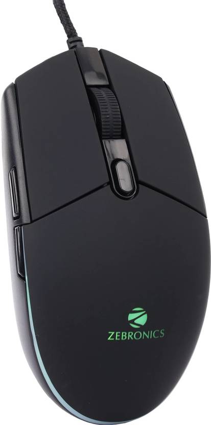 ZEBRONICS War-M Wired Ambidextrous Optical Gaming Mouse Wired Gaming ...