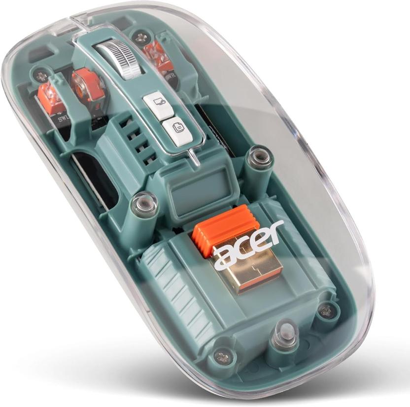 Acer Clearview Transparent Mouse with Triple-Mode