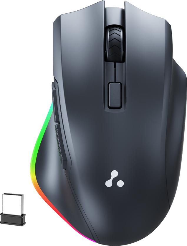 Ambrane SliQ Glow+ Right Handed Optical Mouse