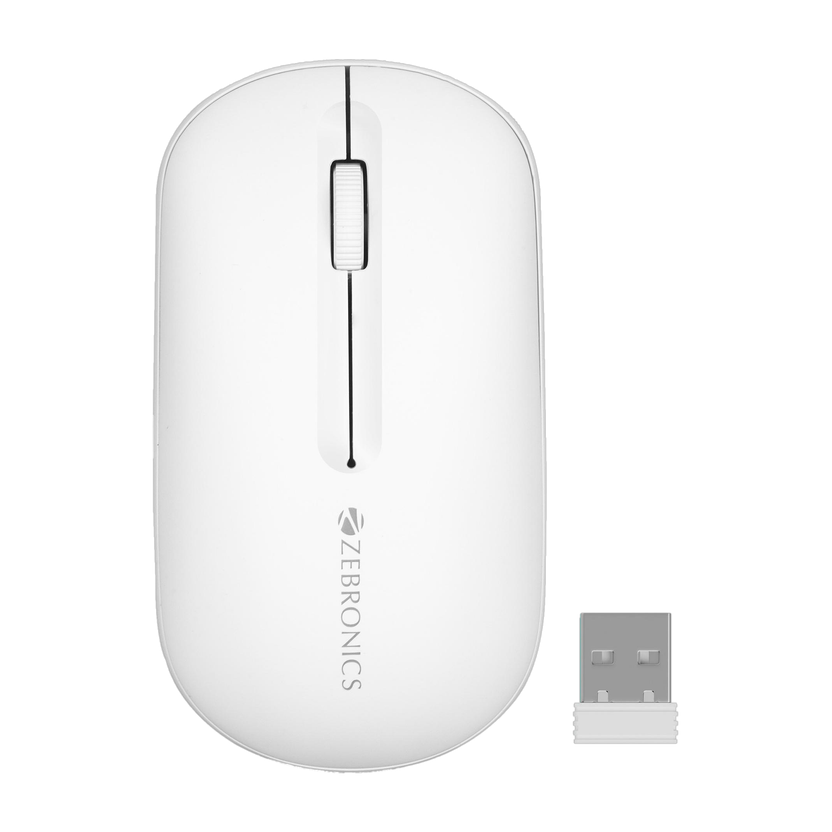ZEBRONICS Pulse Ambidextrous Optical Mouse 1200DPI