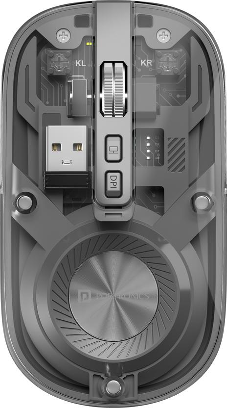 Portronics Toad 8 Transparent Wireless Mouse