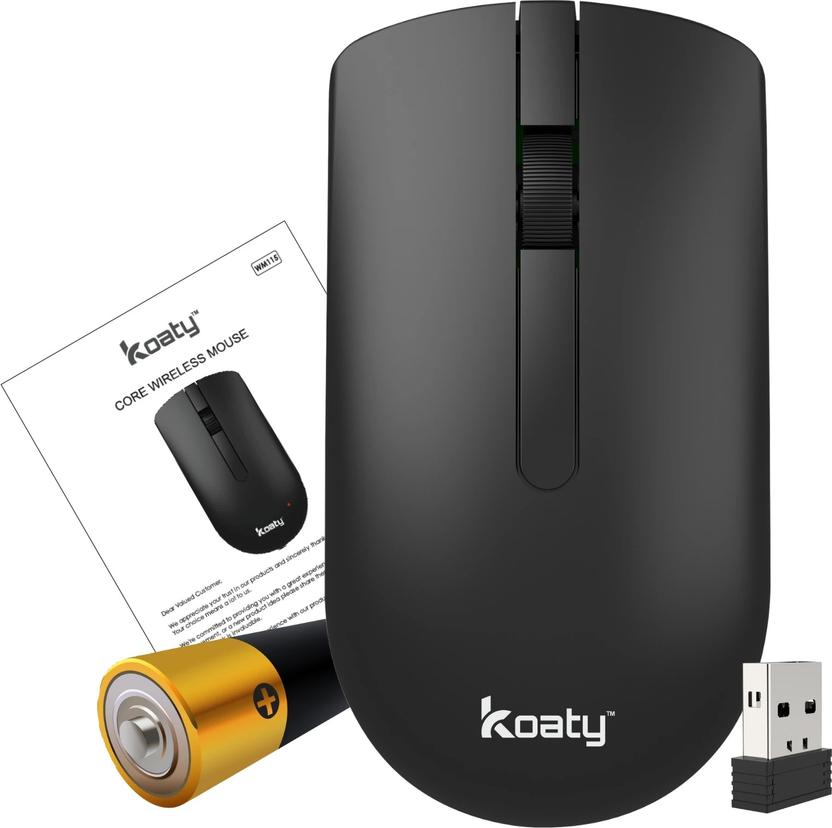 Koaty Core Wireless Mouse WM115 Ambidextrous Optical