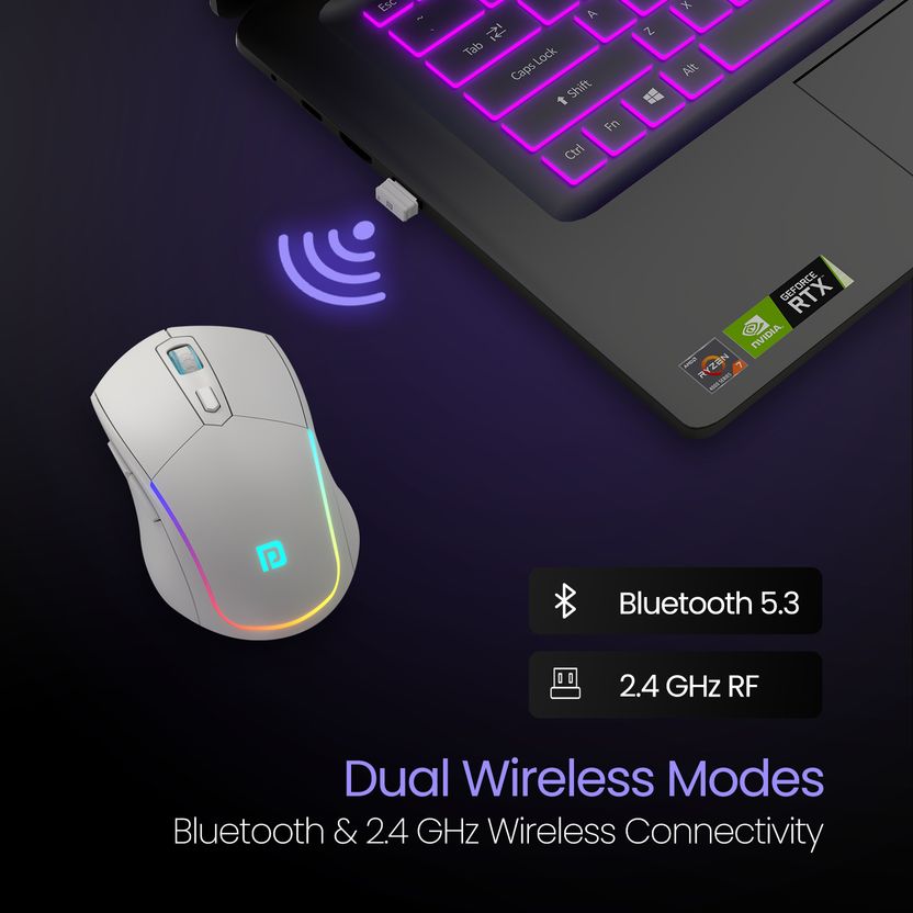 Portronics Toad One Ambidextrous Optical Mouse - Image 2